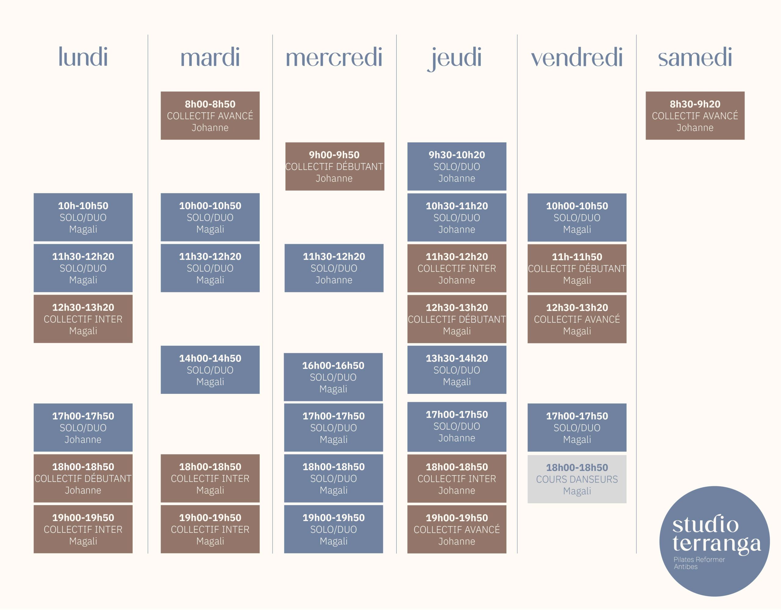 Cours Pilates Reformer Antibes – Studio Terranga